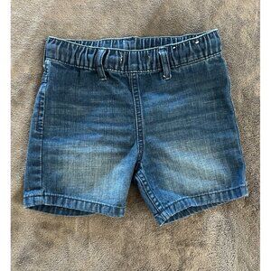 Toddler Pull-On Denim Shorts Elastic Waist US 3-4 Years